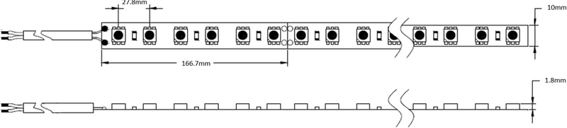 Knightsbridge 24V IP20 LED Flex Strip Tape RGB (30 metres roll)
