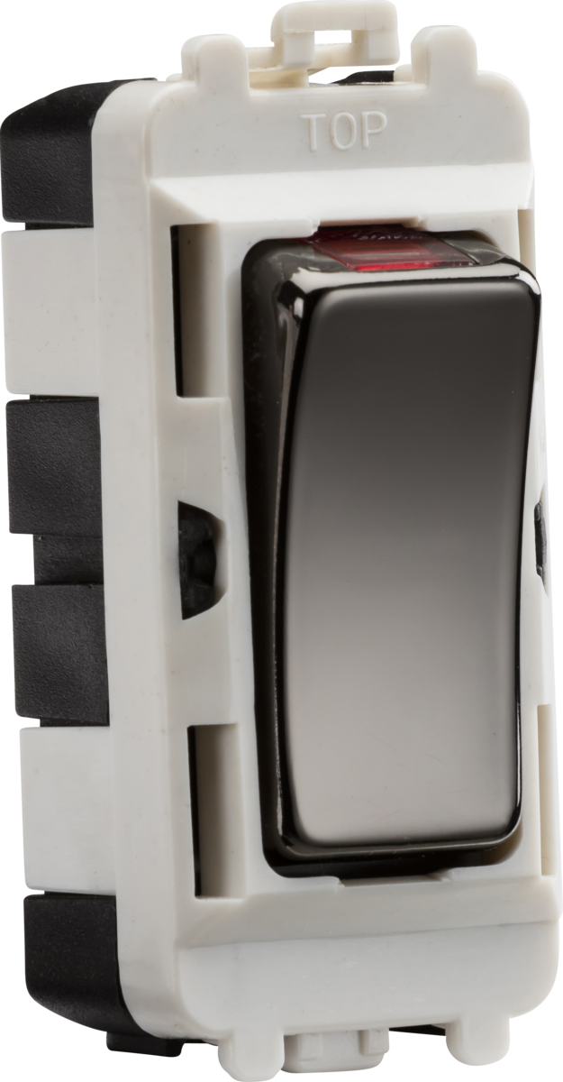 Knightsbridge 20AX Double Pole Grid Module With LED Indicator