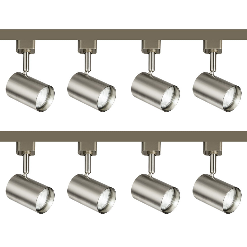 Knightsbridge 1M - 5M 230V GU10 Single Circuit Track Spotlight Fitting TRKSP8ABC
