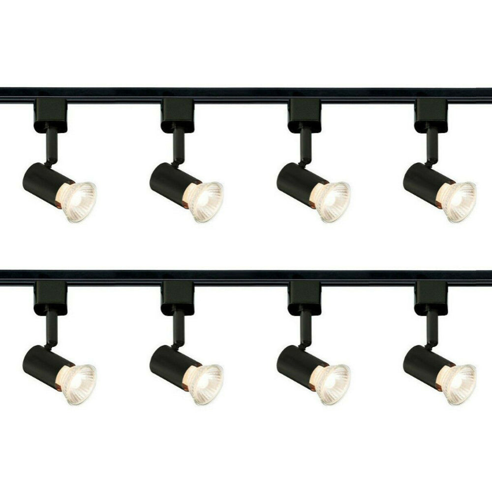 Knightsbridge 1M - 5M 230V GU10 Single Circuit Rail Track Spot Light Fitting TRKSP2ABC