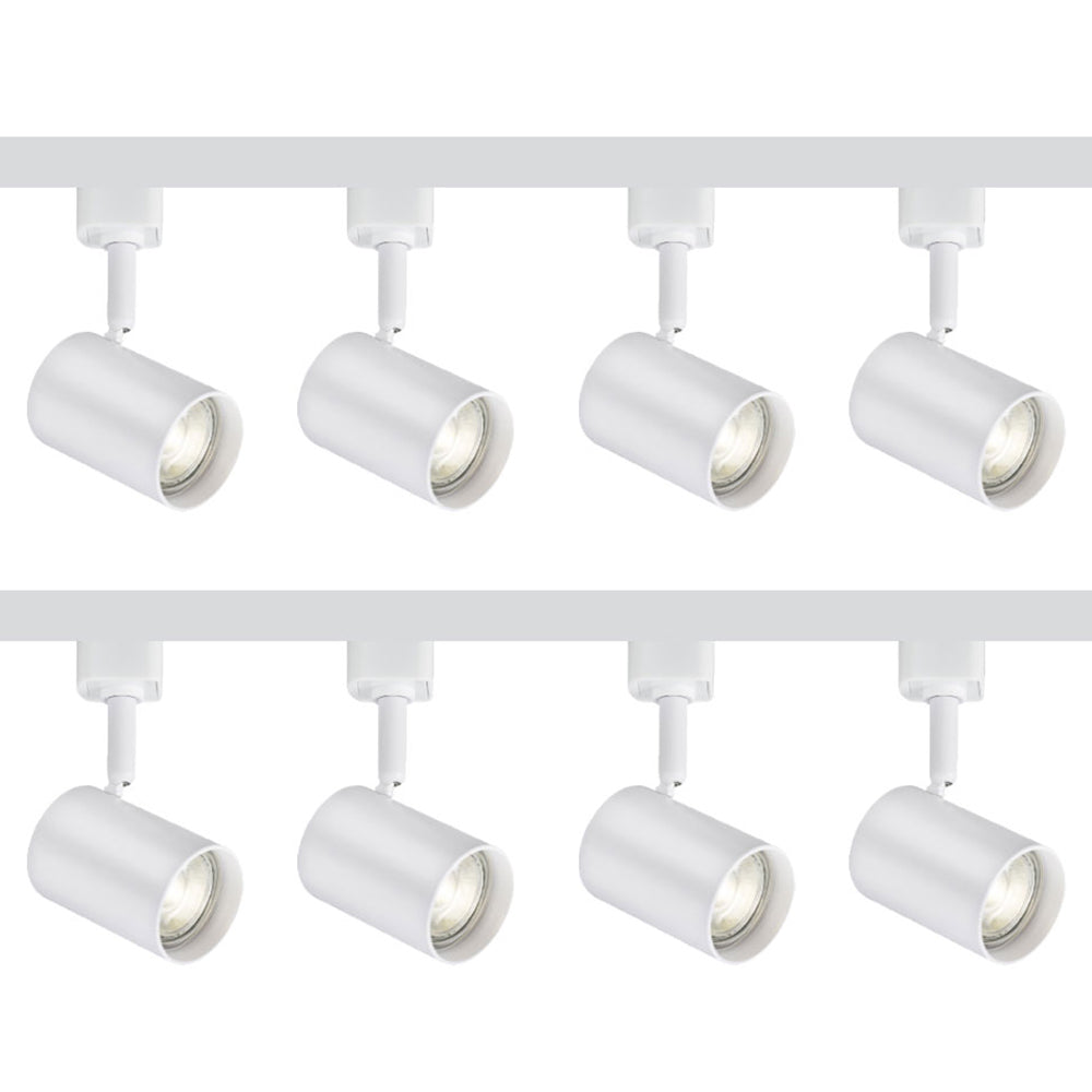 Knightsbridge 1M - 5M 230V GU10 Single Circuit Track Spotlight Fitting TRKSP8ABC