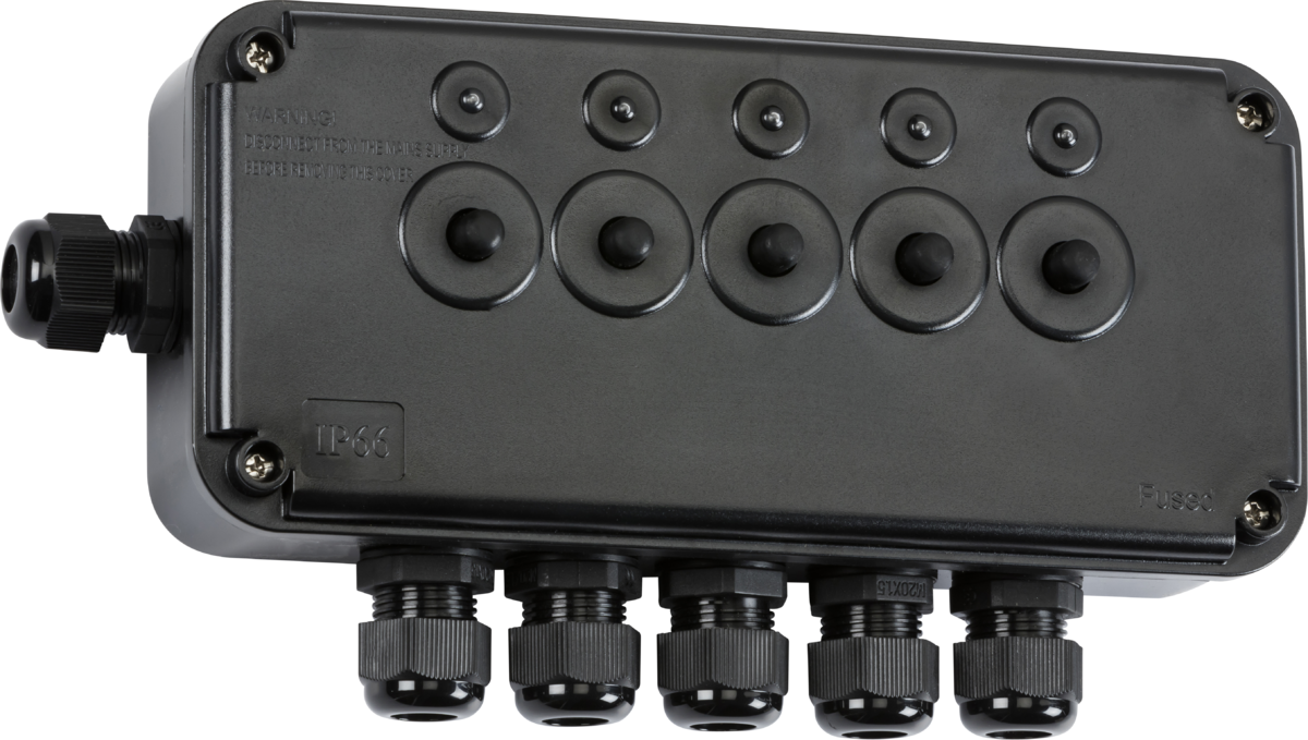 Knightsbridge IP66 13A 3G 5G Outdoor Waterproof Switch Box