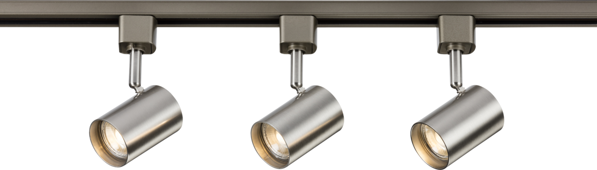 Knightsbridge 1 Metre 3 Adjustable Single Circuit Spotlight Track Light Kit