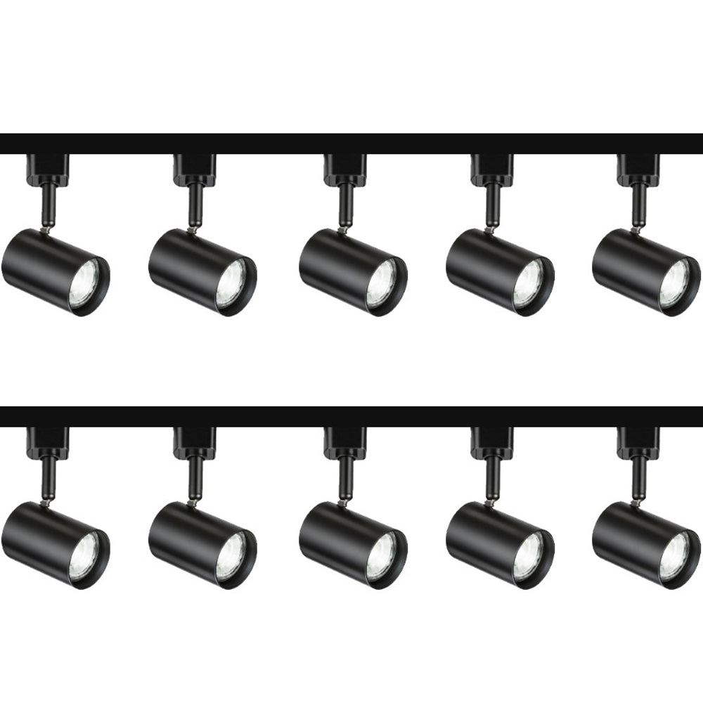 Knightsbridge 1M - 5M 230V GU10 Single Circuit Track Spotlight Fitting TRKSP8ABC