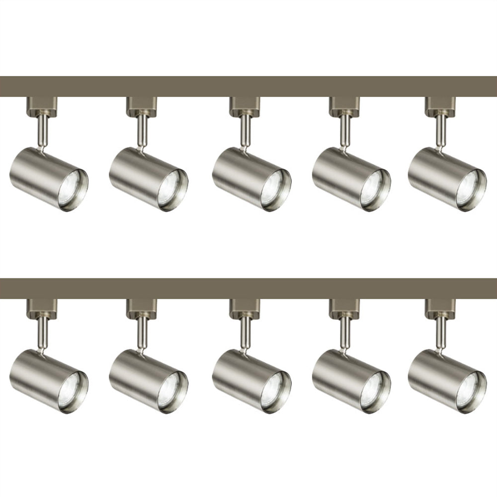 Knightsbridge 1M - 5M 230V GU10 Single Circuit Track Spotlight Fitting TRKSP8ABC