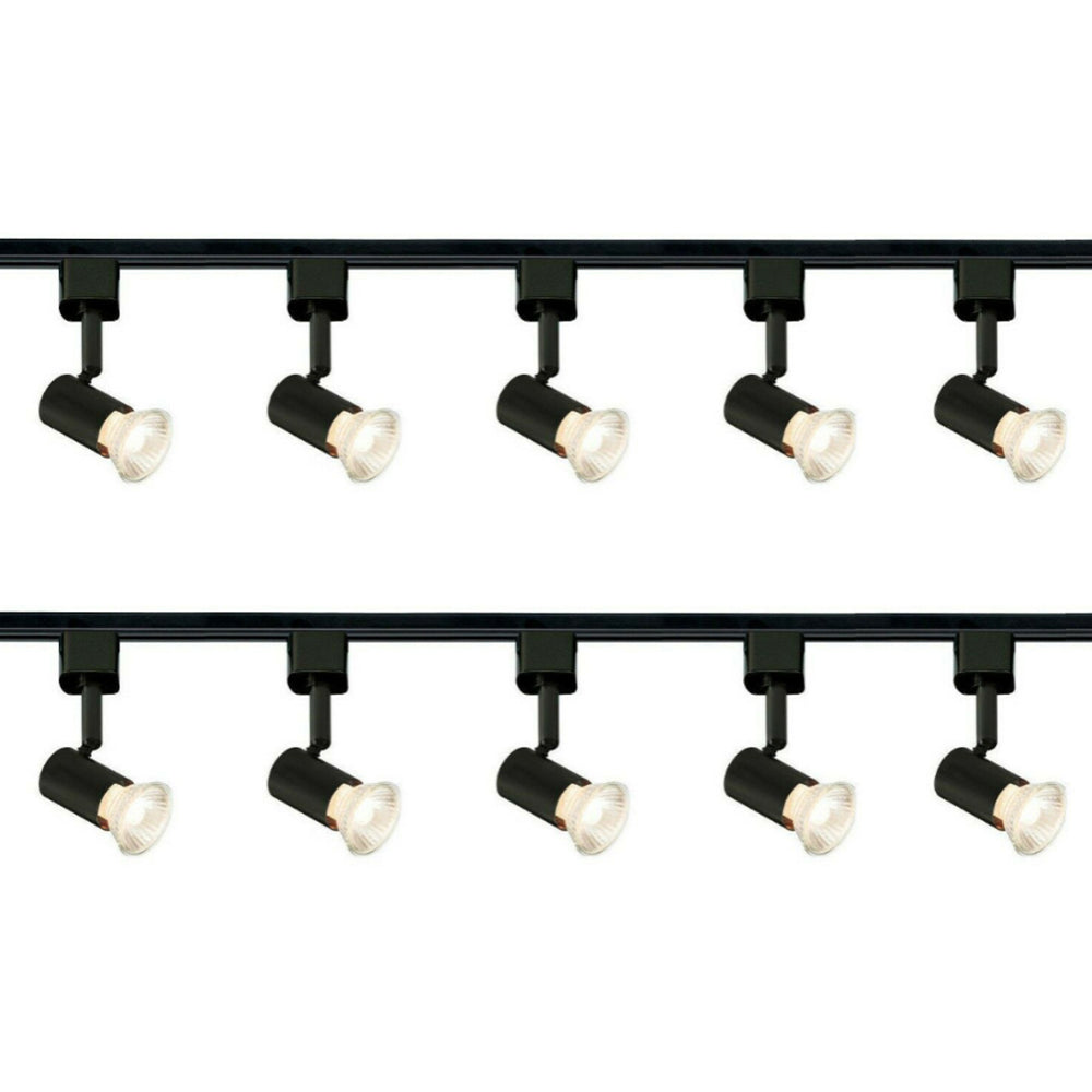 Knightsbridge 1M - 5M 230V GU10 Single Circuit Rail Track Spot Light Fitting TRKSP2ABC