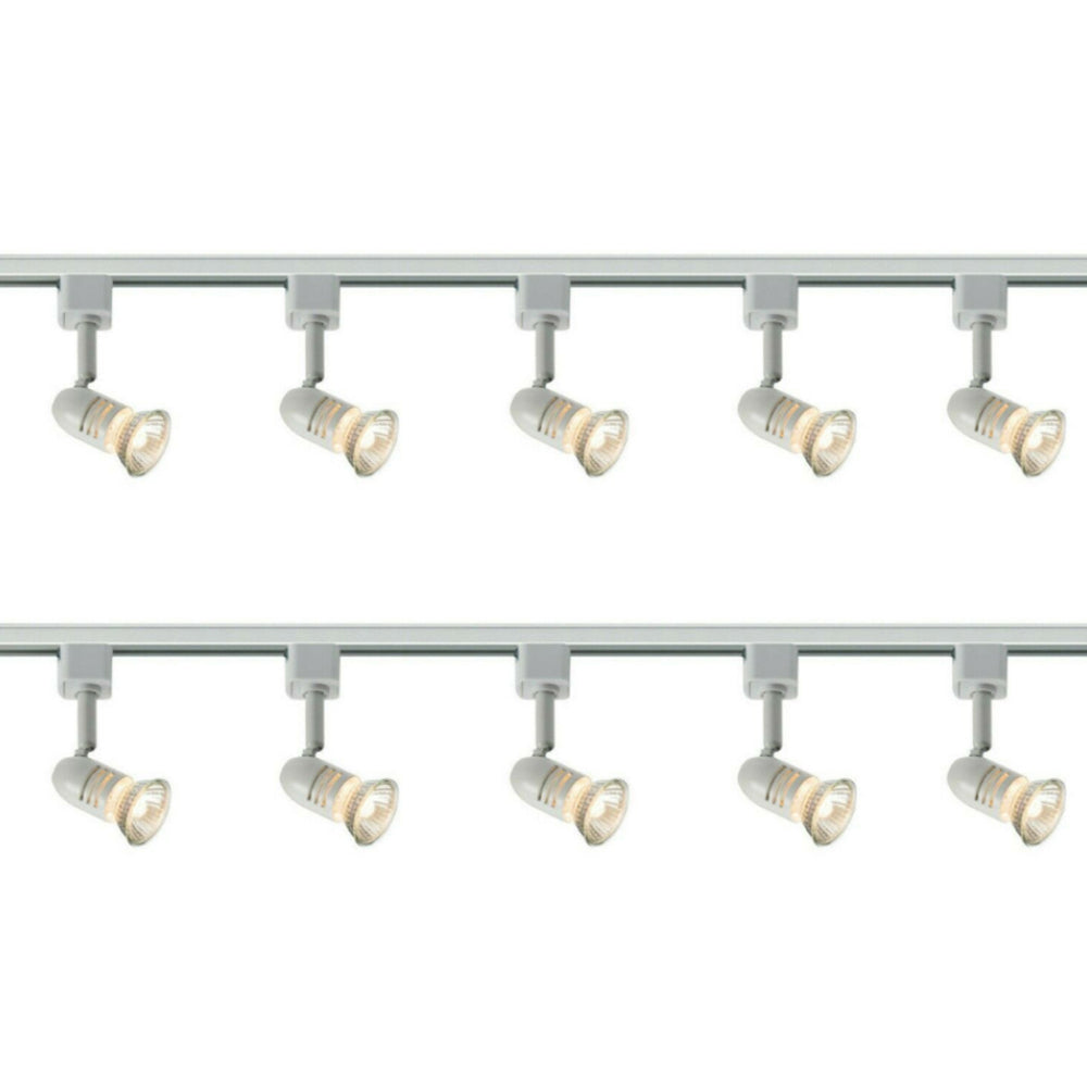 Knightsbridge 1M - 5M 230V GU10 Track Spotlight Single Circuit Rail Lighting