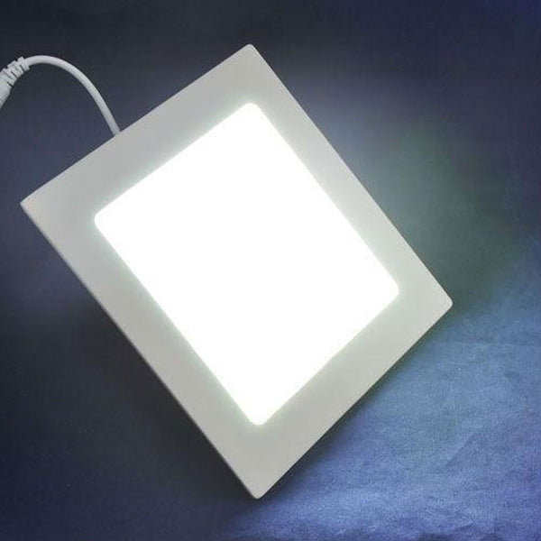 LED Square Recessed Ceiling Wall Panel Light Bright Daylight 6500K