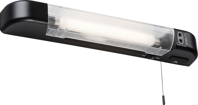 Knightsbridge 230V IP20 6W LED Shaver Light with Dual USB Charger