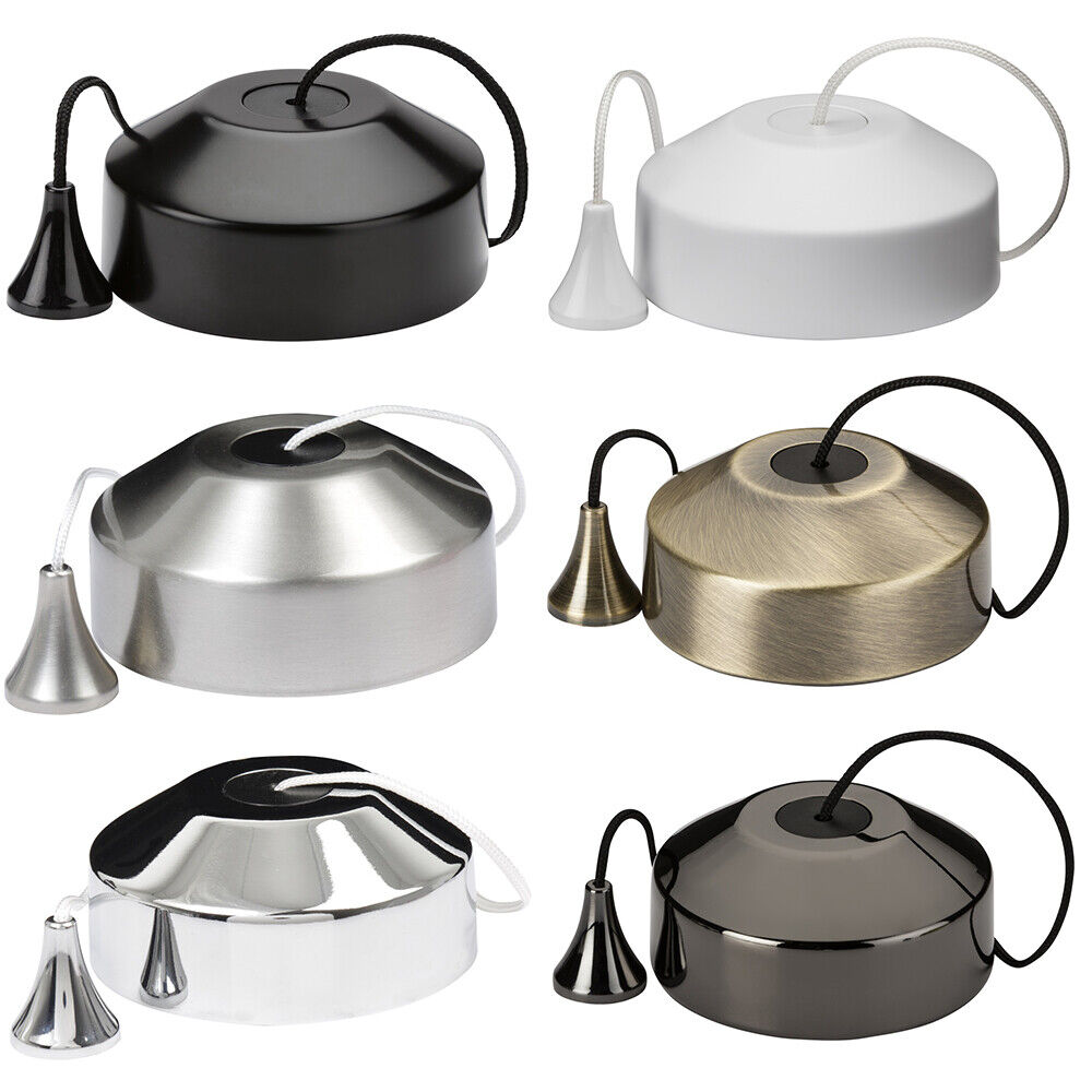 Knightsbridge 10AX 2 Way Pull Cord Switch Matching Finish Tip