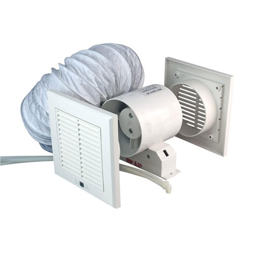 CED 6" Inch 150mm Extractor Duct In Fan Toilet Kitchen Office Standard & Timer