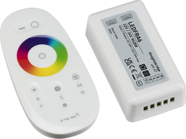 Knightsbridge 12V / 24V RF Touch Controller and Remote - RGBW