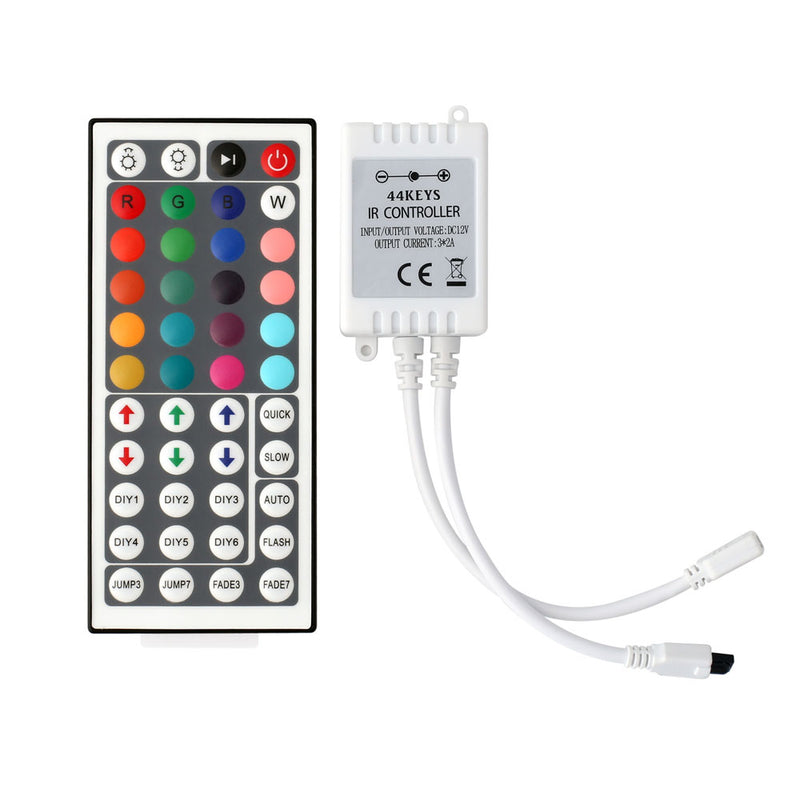 5M 12V LED RGB Strip Light Tape Rope Colour Changing Mood Lighting Self Adhesive