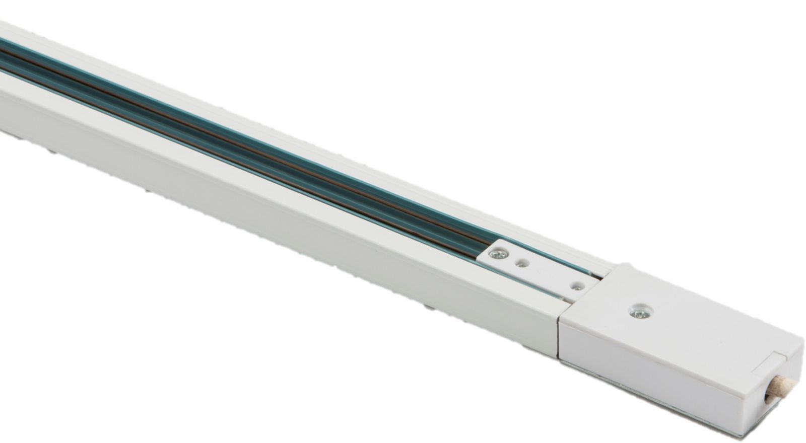 Knightsbridge 1M - 5M 230V GU10 Single Circuit Track Spotlight Fitting TRKSP8ABC