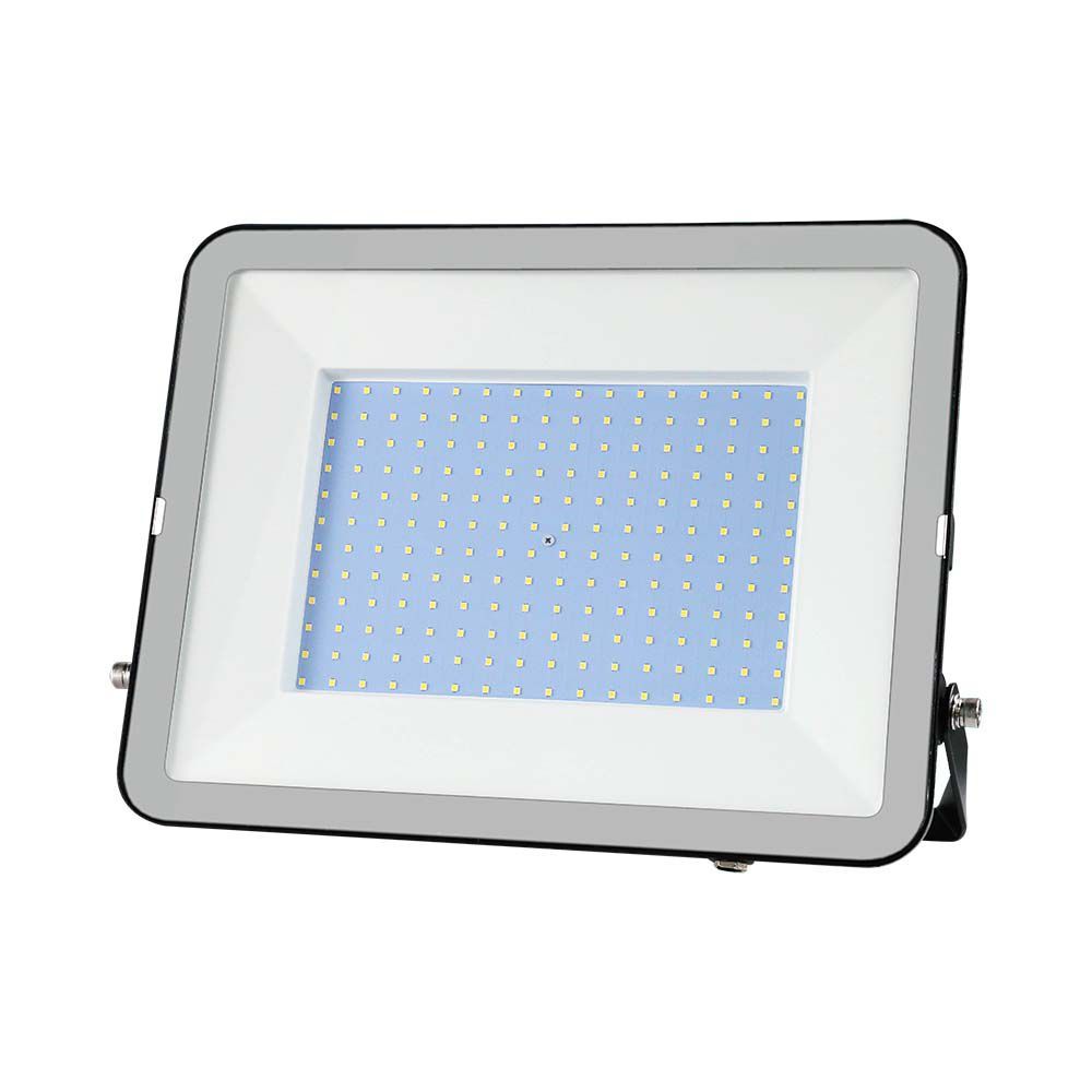 V-Tac VT-44300 300W - Commercial LED Floodlight IP65 With Samsung Chip - 1M Cable - 4000K/6500K - Black & White Body