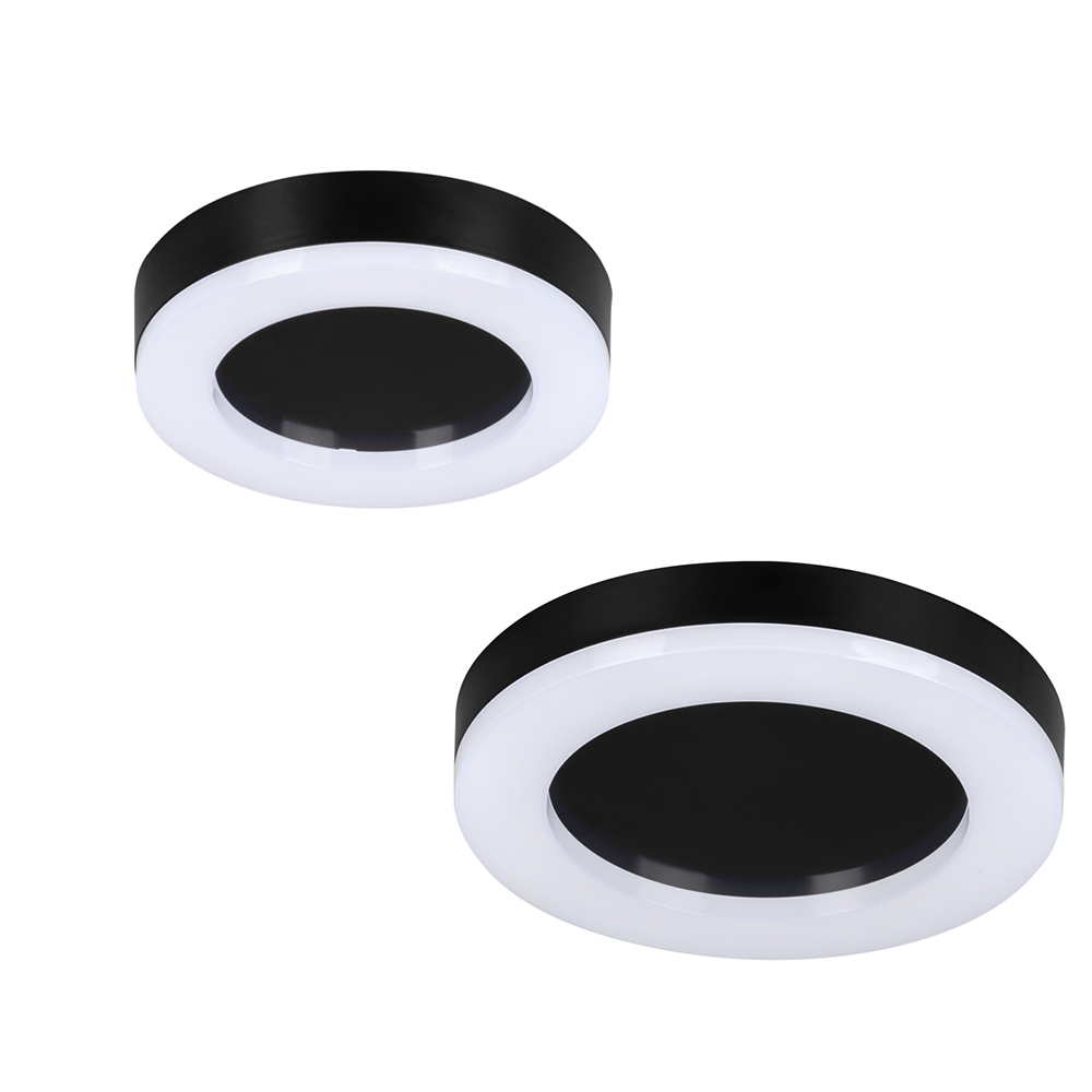 Kanlux IP65 MILEDO TURA LED Bulkhead Light – 15W/24W, Neutral White - Designer - Round Halo