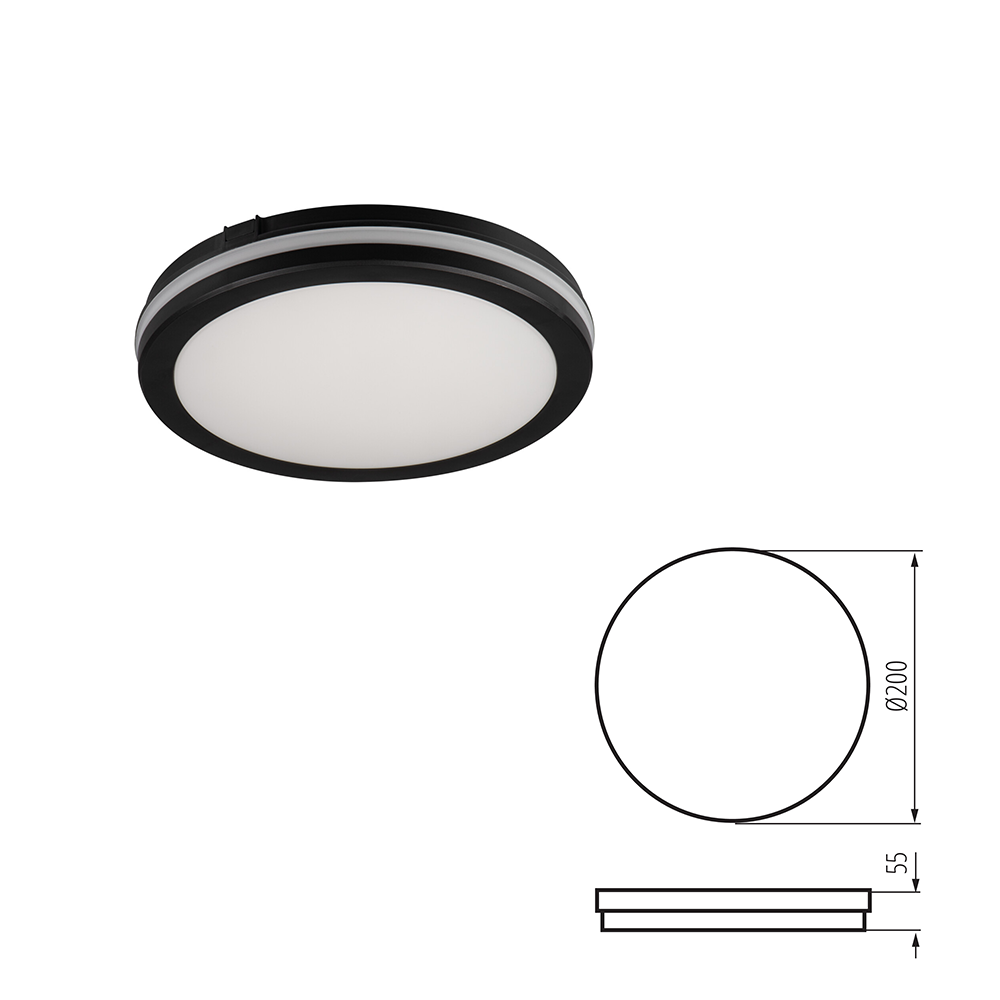 Kanlux BENO ECO LED Ceiling Light - IP65 Waterproof Outdoor Ceiling & Wall Mounted - Adjustable CCT