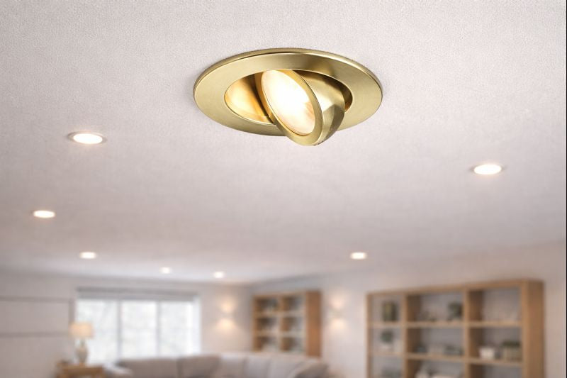 Knightsbridge SpektroLED Evo Tilt Fire Rated IP65 Downlight 5W/7W 4CCT Adjustable Tilt Angle Spotlight