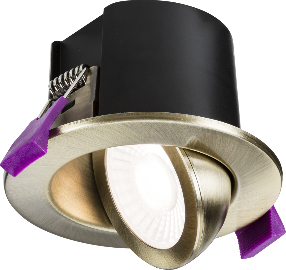 Knightsbridge SpektroLED Evo Tilt Fire Rated IP65 Downlight 5W/7W 4CCT Adjustable Tilt Angle Spotlight