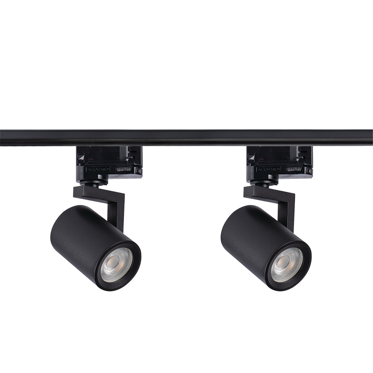 Kanlux ATL4 3 Circuit 1M - 5M Track Lighting Kit 2 - 10 GU10 Spotlight Head Adjustable Rail Light