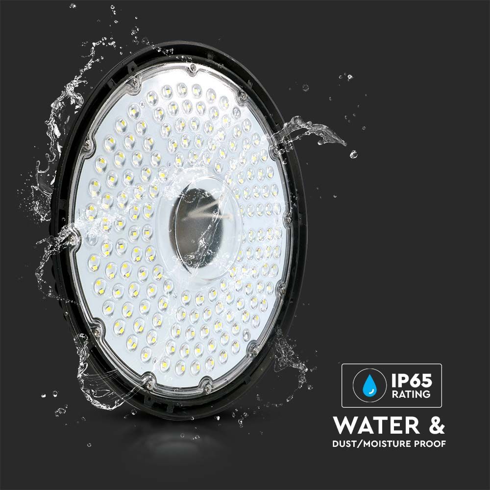 VTAC VT-9-116S  100W UFO LED Highbay  Light – IP65 Samsung Chip, 6500K, Industrial & Commercial Warehouse Use