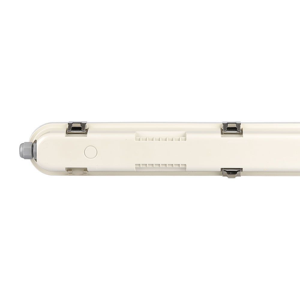 V-TAC VT-150148S LED 48W Waterproof IP65 Lamp Fitting Batten - 6400K , 5ft, Microwave Sensor, Milky Cover