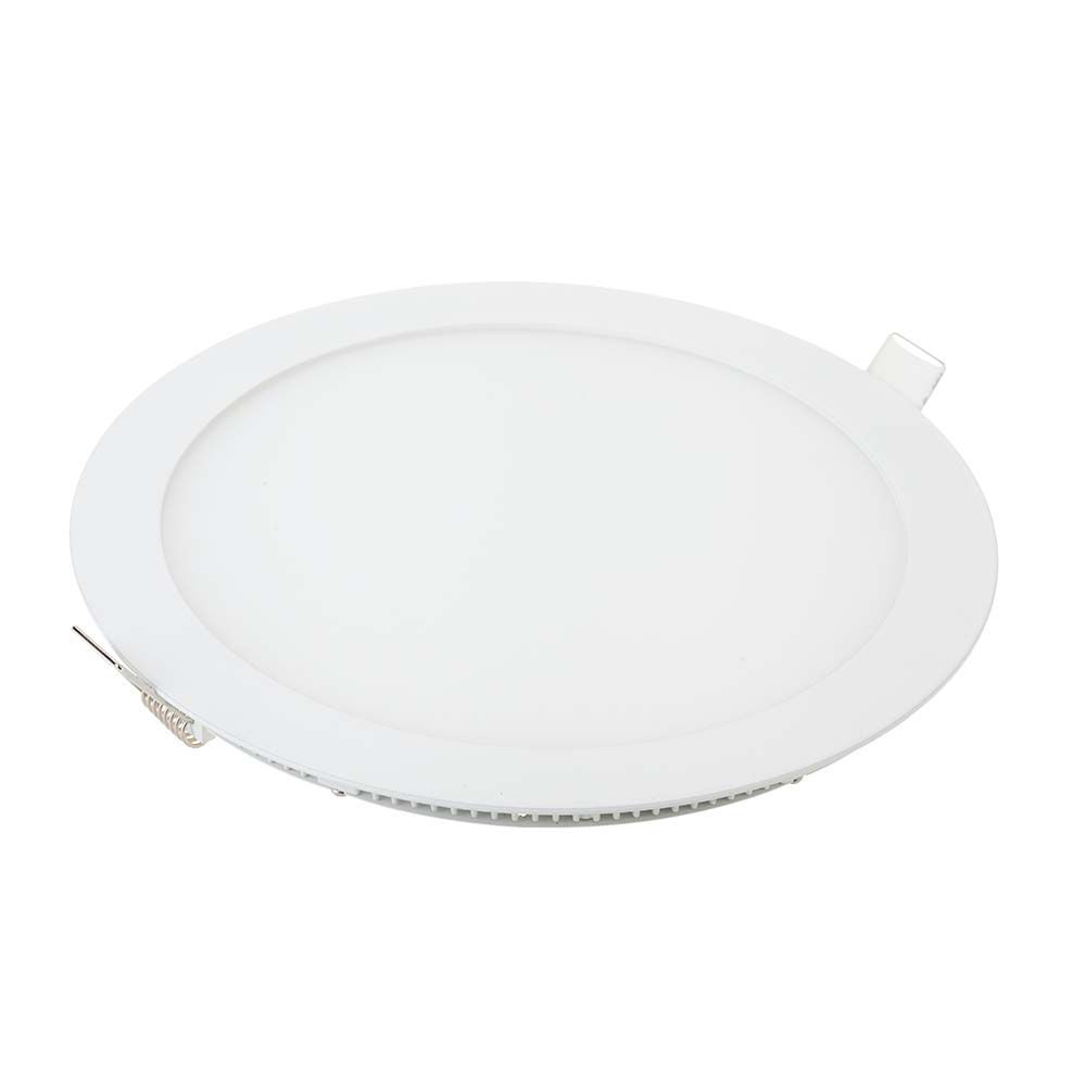 V-TAC VT-1207 12W PREMIUM Round Recessed LED Panel Ceiling Down Light 6400K Cool White Indoor Lighting