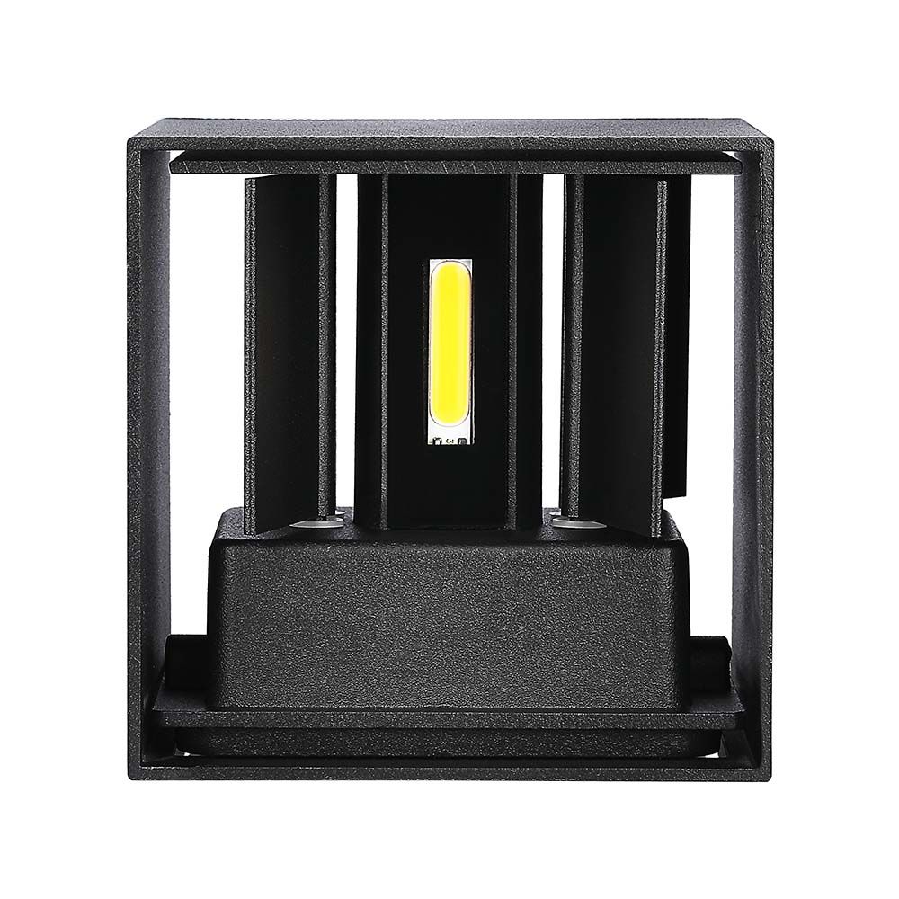 V-TAC VT-759 5W-11W IP65 Wall Lamp with Bridgelux Chip – Waterproof, Indoor/Outdoor Use, Black/White Square Design