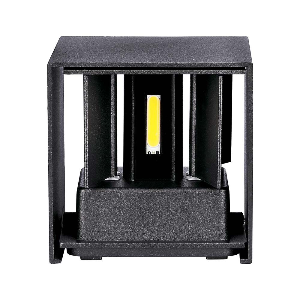 V-TAC VT-759 5W-11W IP65 Wall Lamp with Bridgelux Chip – Waterproof, Indoor/Outdoor Use, Black/White Square Design