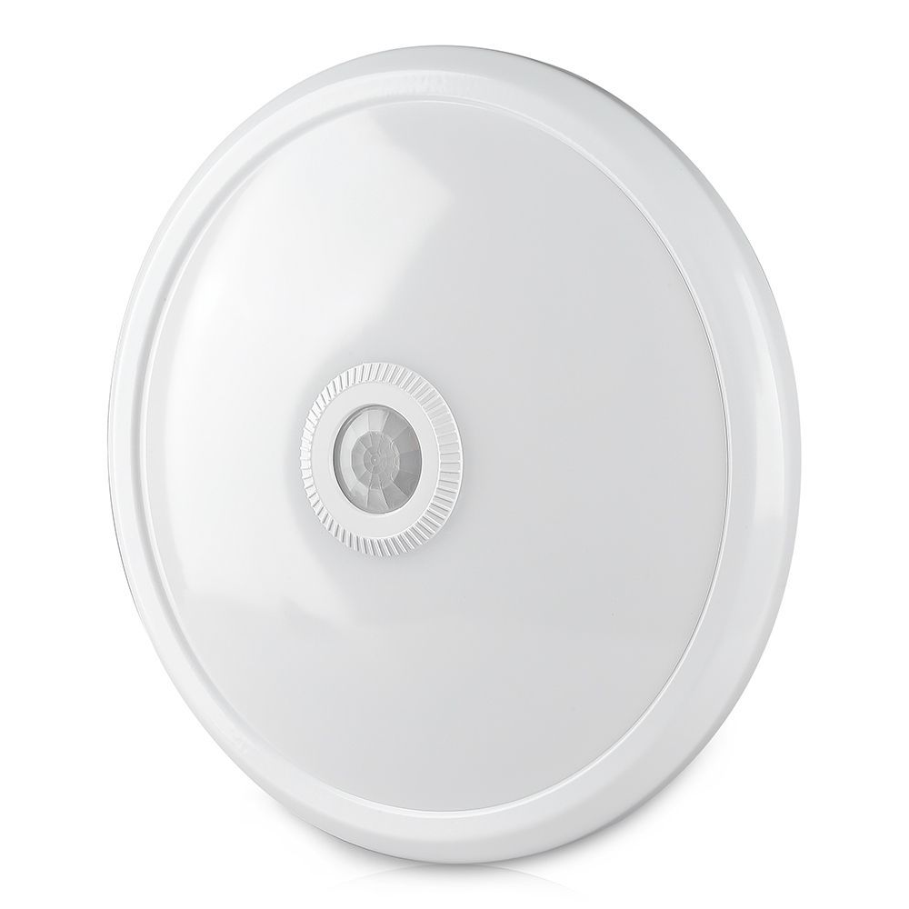 V-TAC VT-13 LED IP20 PIR Sensor Indoor Dome Light with Samsung Chip - 12W - 4000K & 6400K Options