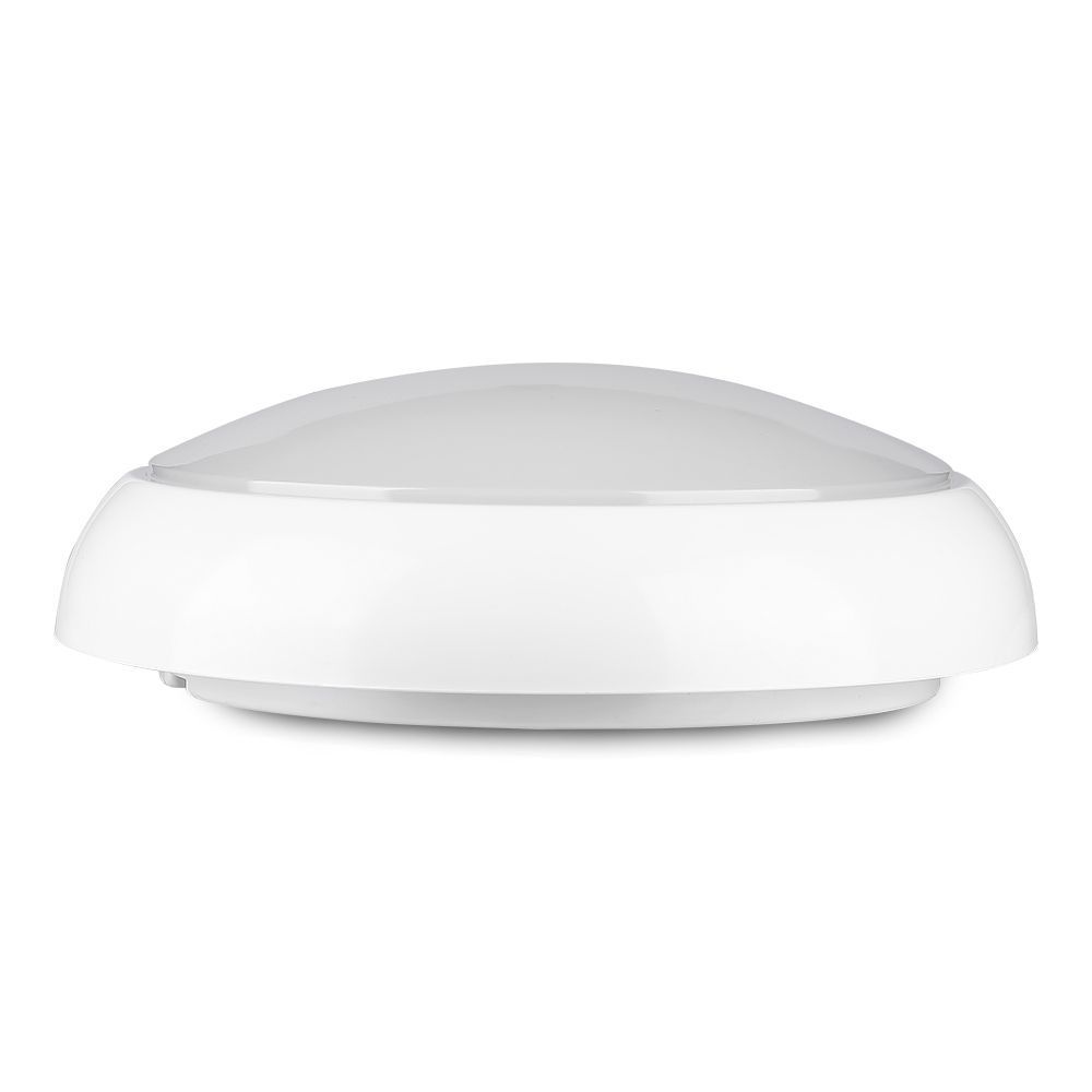 V-Tac VT Series LED Surface Mounted Bulkhead Dome Lights 4000k with Samsung Chips - With Sensor, Emergency & Multi Wattage Option