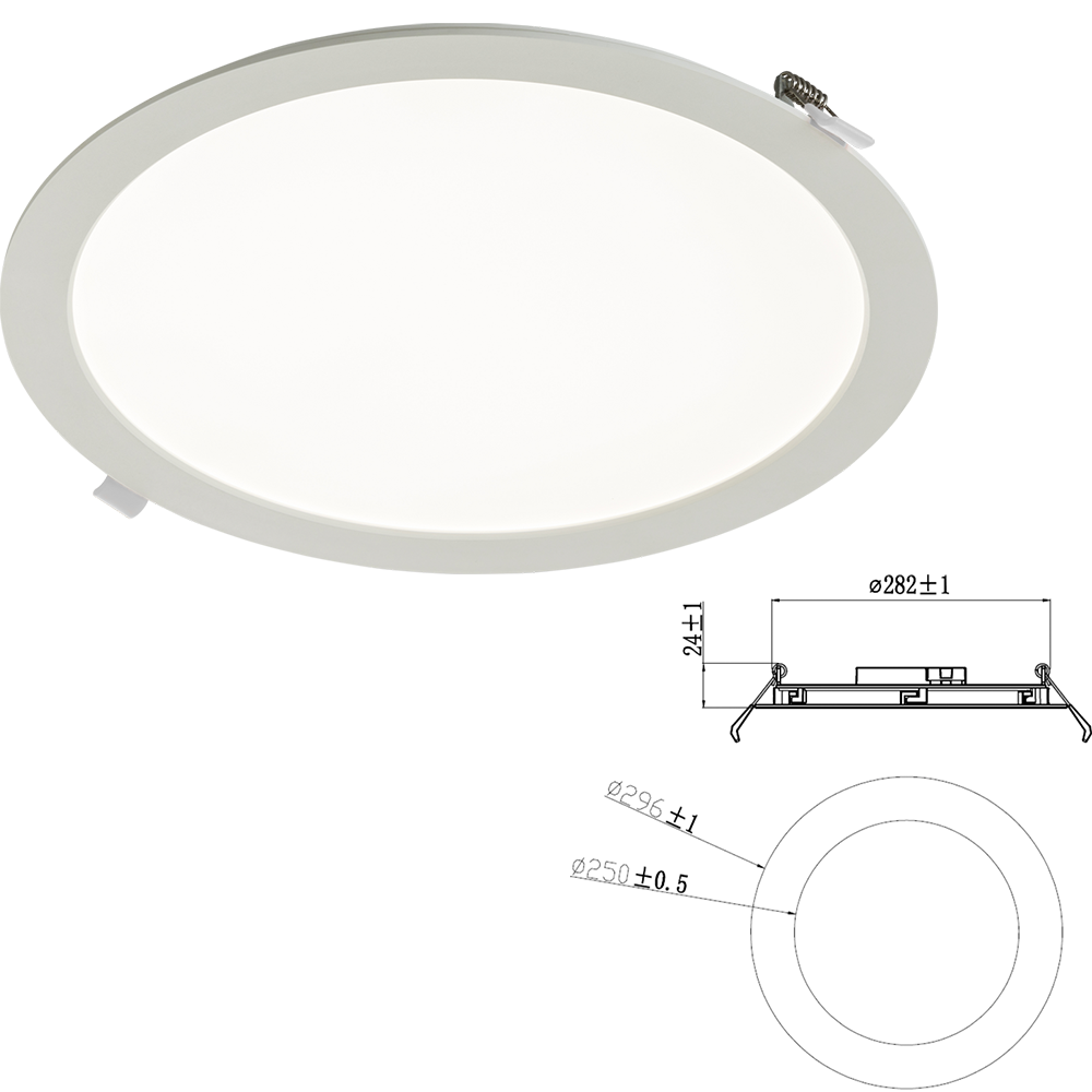 Knightsbridge KARA LED Recessed Panel - Cool White 4000K