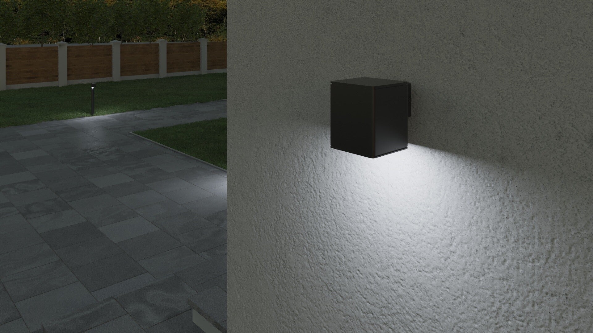 Kanlux GORI IP44 Weatherproof Outdoor Garden Wall Up & Down Light Fitting Wall Lighter