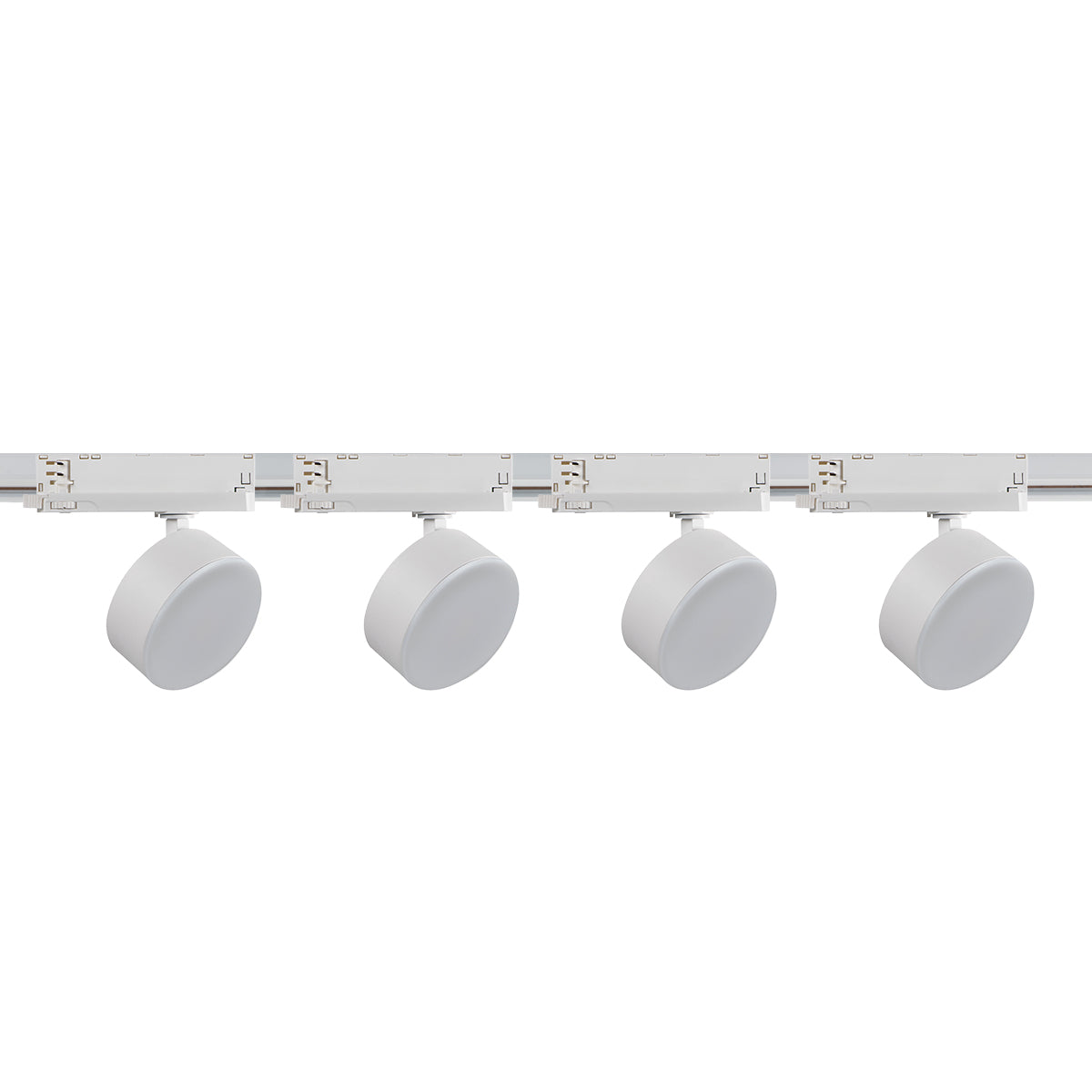 Kanlux BTLW 3 Circuit 1M - 5M Track Lighting Kit 2 - 10 18W LED Round Spotlights - Warm & Neutral White Light