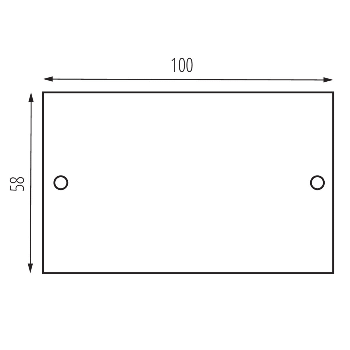 Kanlux TEAR N RC-CON-I 3C 3 Circuit Recessed Inline Track Connector Cap Accessory (Pack of 10)