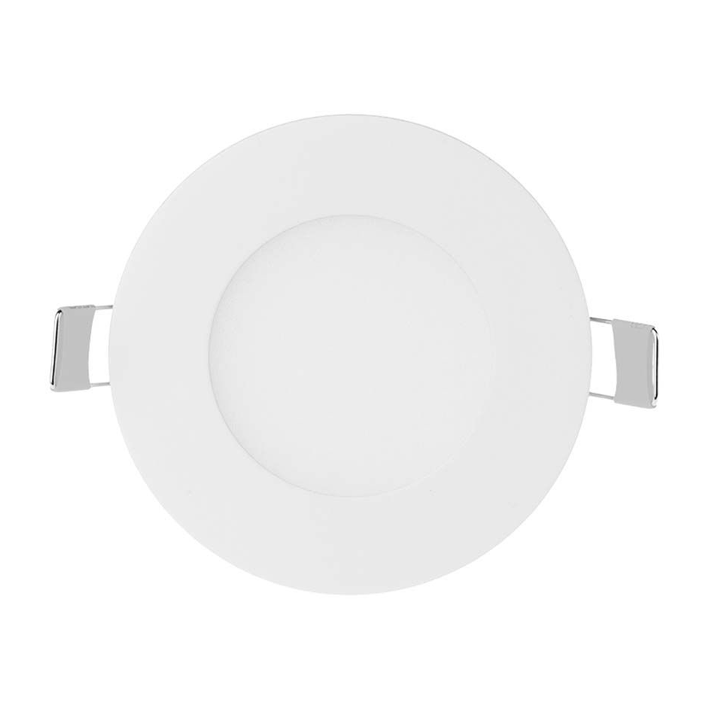 V-TAC VT-307 3W Round Recessed LED Ceiling Panel Light with EMC Driver 6400K Cool White Indoor Lighting