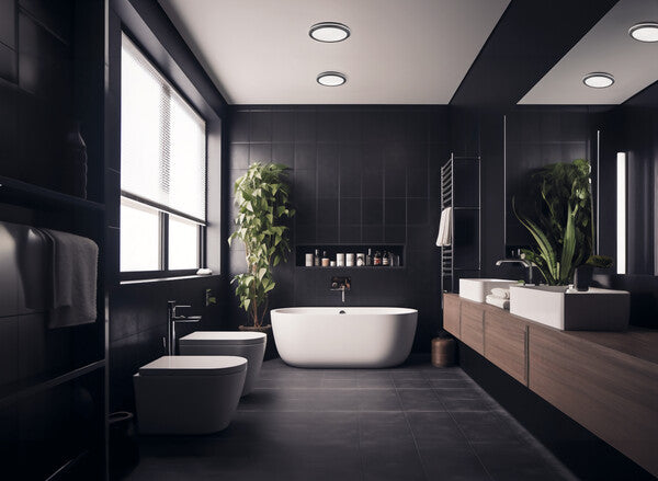 Kanlux BENO Super Bright LED Bulkhead Light - IP65 Outdoor Ceiling & Wall Mounted - Multi Wattage Available with or without Motion Sensor