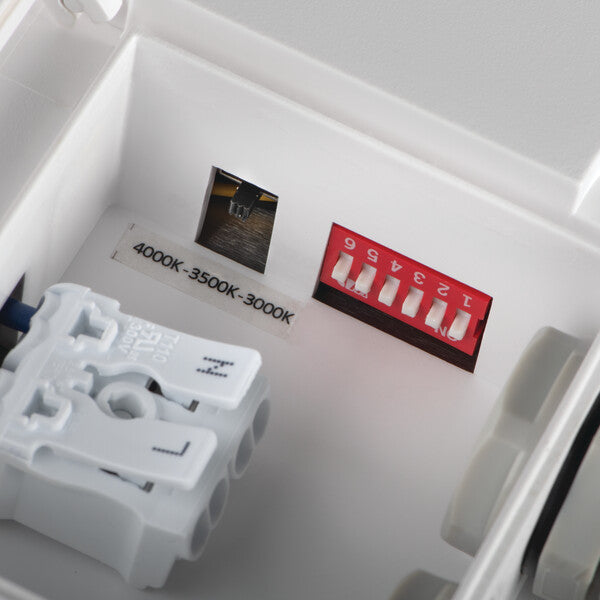 Kanlux BENO Super Bright LED Bulkhead Light - IP65 Outdoor Ceiling & Wall Mounted - Multi Wattage Available with or without Motion Sensor