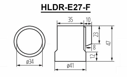 E27 Ceramic Light Bulb Lamp Holder Base Cap Socket Edison Screw Porcelain Heat 4A