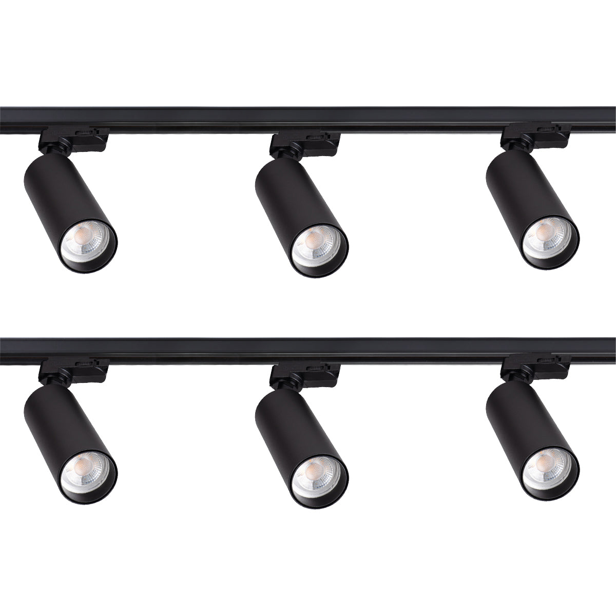 Kanlux ATL2 3 Circuit 1M - 5M Track Lighting Kit 2 - 10 Spot Head Light GU10 Adjustable Display