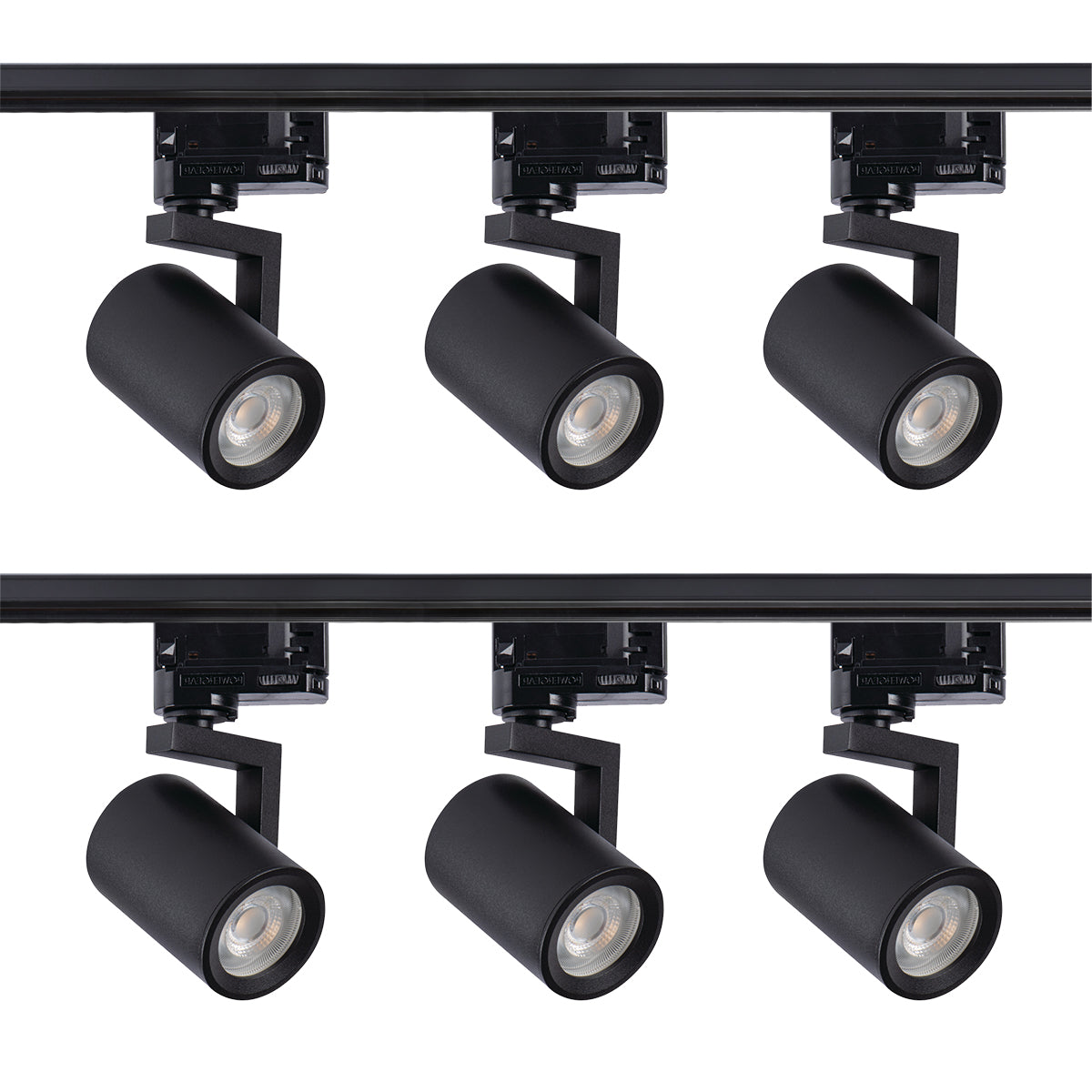 Kanlux ATL4 3 Circuit 1M - 5M Track Lighting Kit 2 - 10 GU10 Spotlight Head Adjustable Rail Light