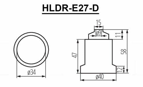 E27 Ceramic Light Bulb Lamp Holder Base Cap Socket Edison Screw Porcelain Heat 4A