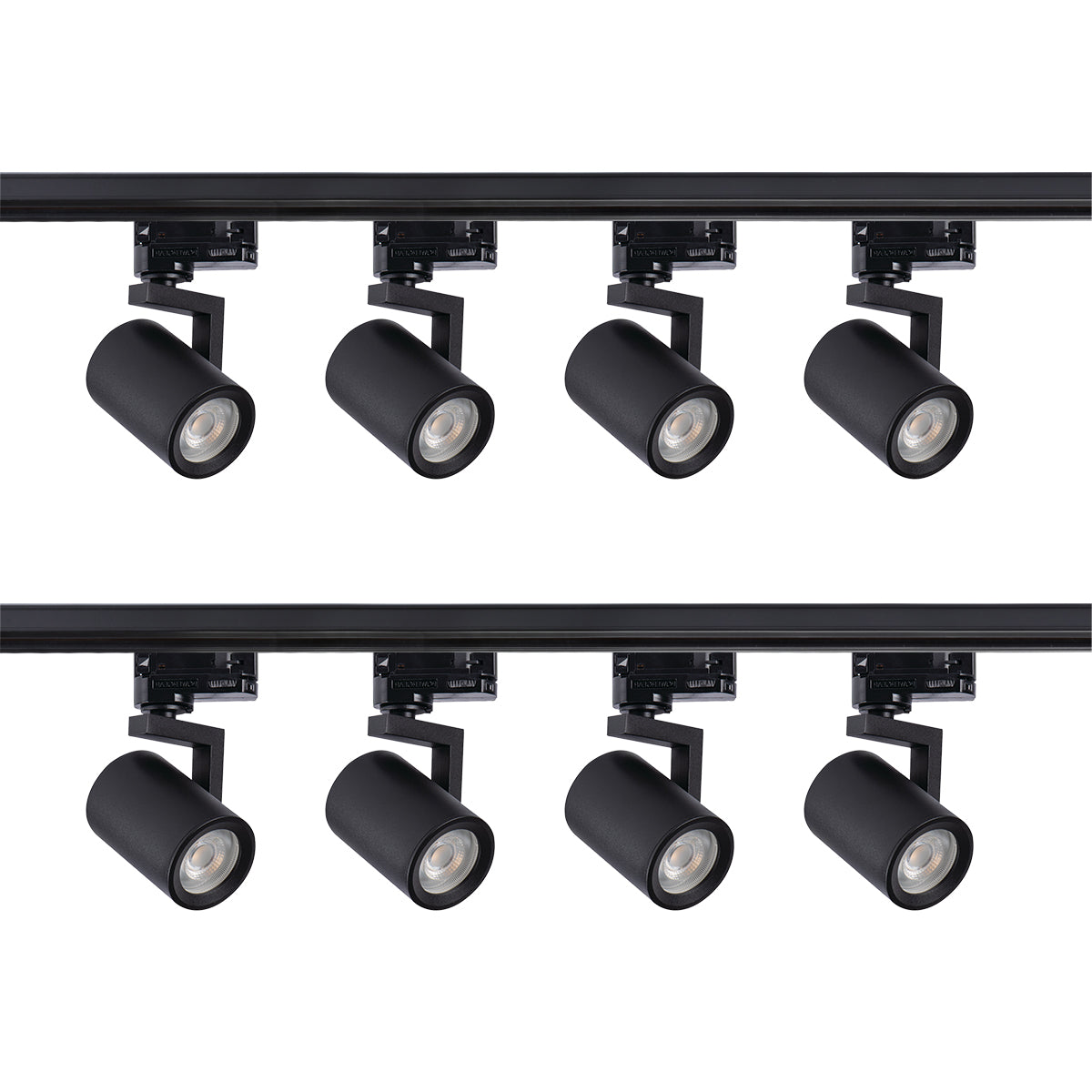 Kanlux ATL4 3 Circuit 1M - 5M Track Lighting Kit 2 - 10 GU10 Spotlight Head Adjustable Rail Light