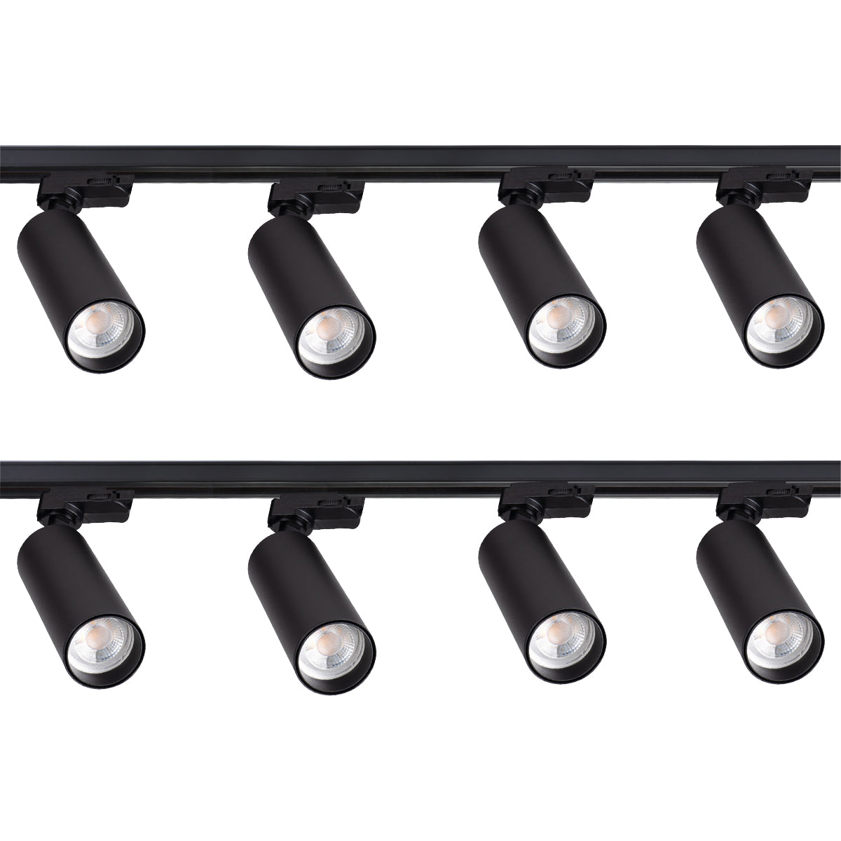 Kanlux ATL2 3 Circuit 1M - 5M Track Lighting Kit 2 - 10 Spot Head Light GU10 Adjustable Display