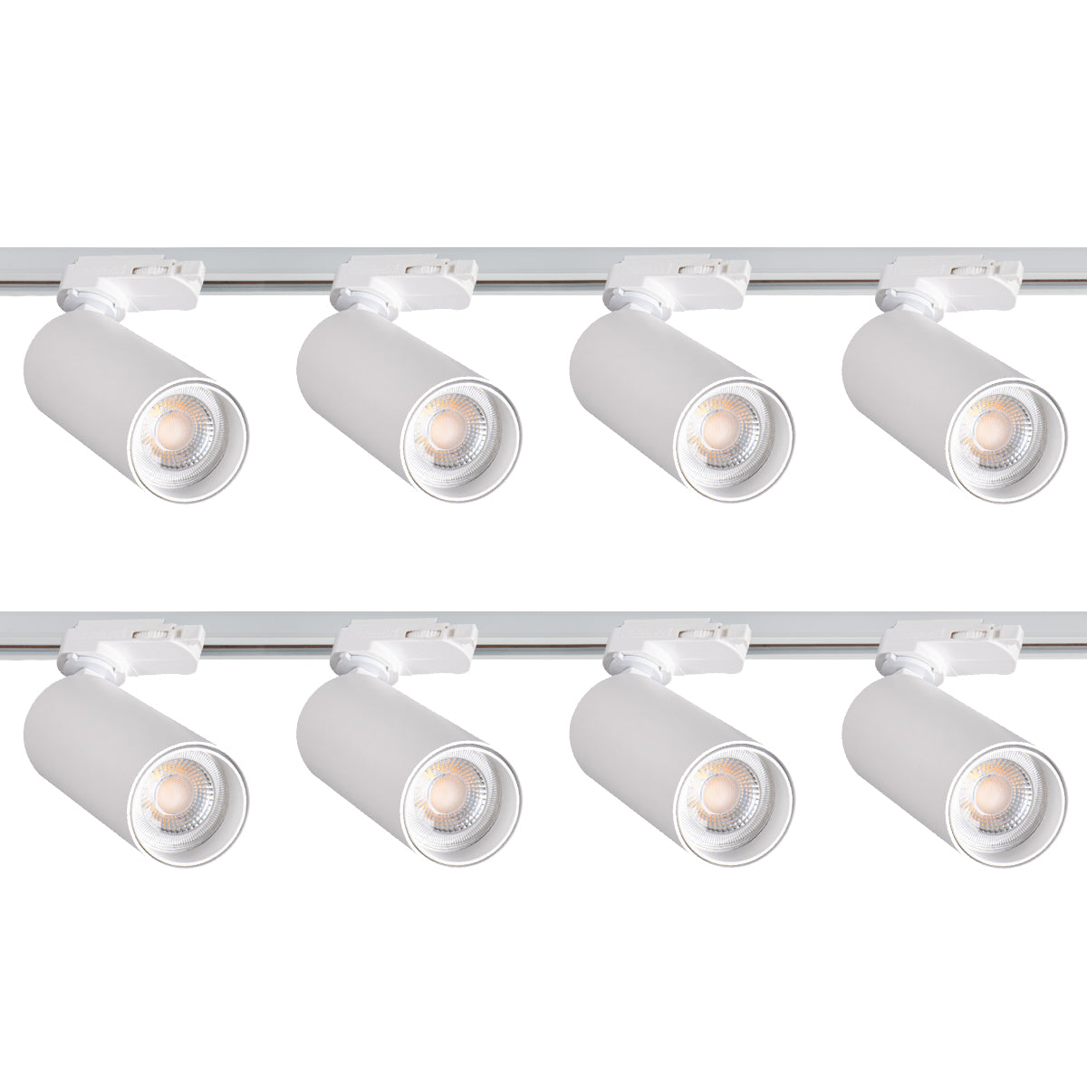 Kanlux ATL2 3 Circuit 1M - 5M Track Lighting Kit 2 - 10 Spot Head Light GU10 Adjustable Display