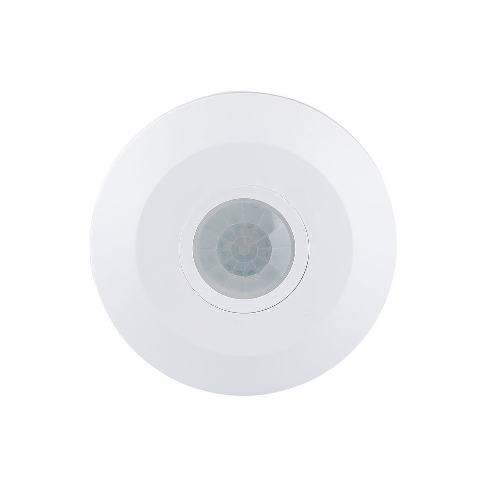 V-TAC VT-8027 180° PIR Infrared Adjustable Motion Detector Surface Mounted Ceiling Sensor, 1000W LED load IP20 Indoor/Outdoor, Black & White Options