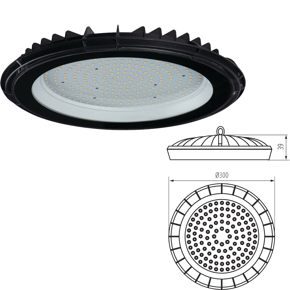 Kanlux HB UFO High Bay IP65 Waterproof LED Hibay Light for Industrial & Warehouse Lighting – 100W 150W 200W Neutral White