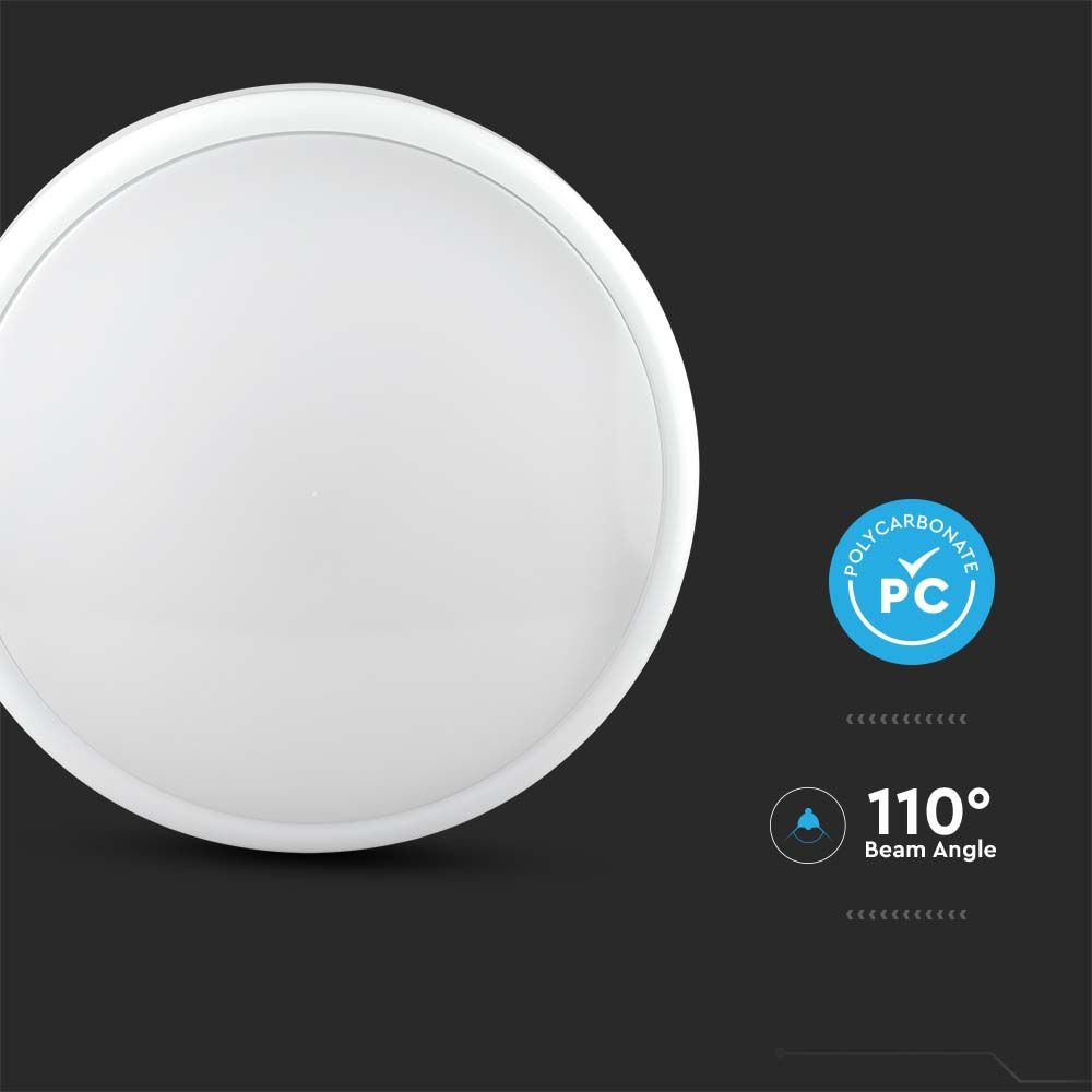 V-TAC LED 3 in 1 CCT Dome Lights with Samsung Chip - Emergency & Sensor Options Available