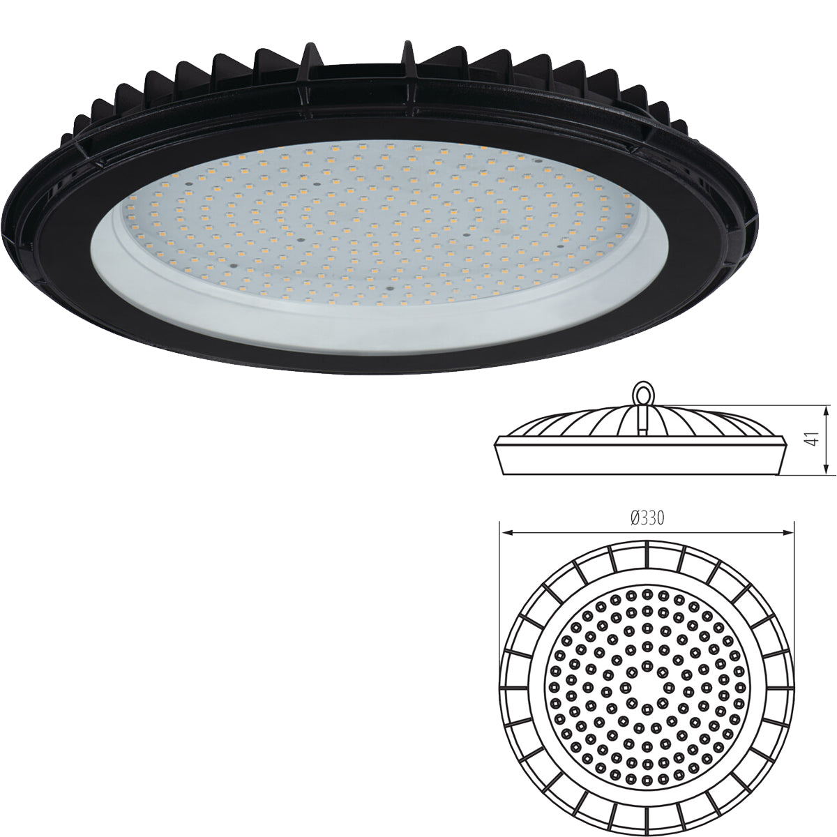 Kanlux HB UFO High Bay IP65 Waterproof LED Hibay Light for Industrial & Warehouse Lighting – 100W 150W 200W Neutral White