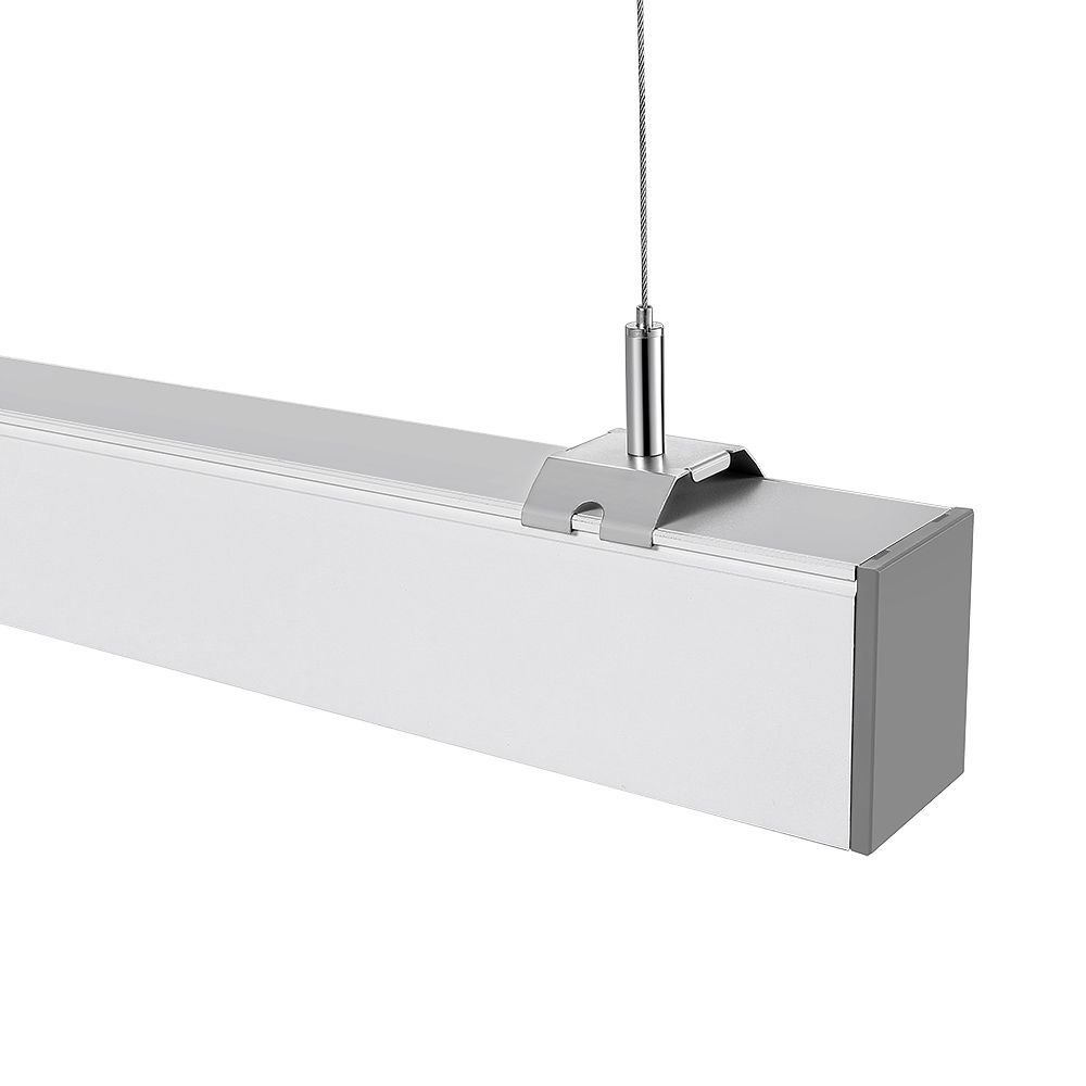 V-TAC 40W LED Linear Hanging Suspension Light - Samsung Chip - 4000K - Silver Body - Dimmable - Florescent Batten Replacement